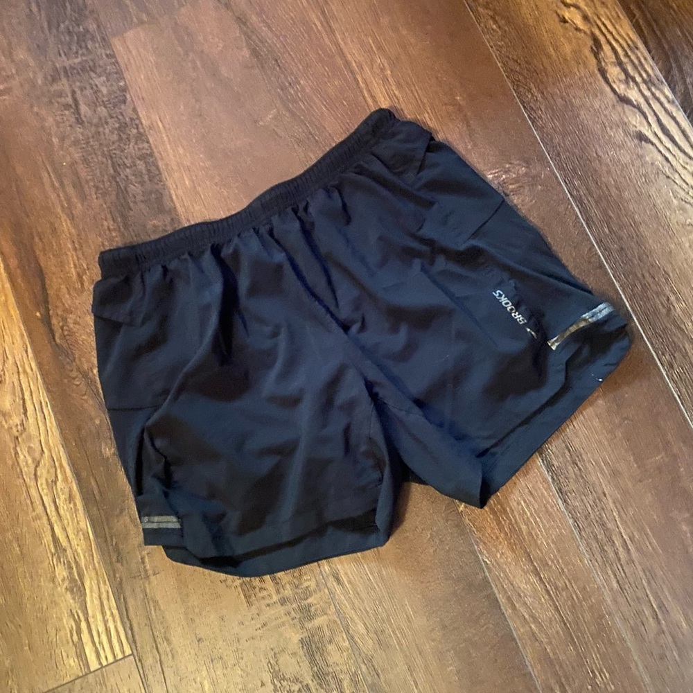 Brooks Black Running Shorts